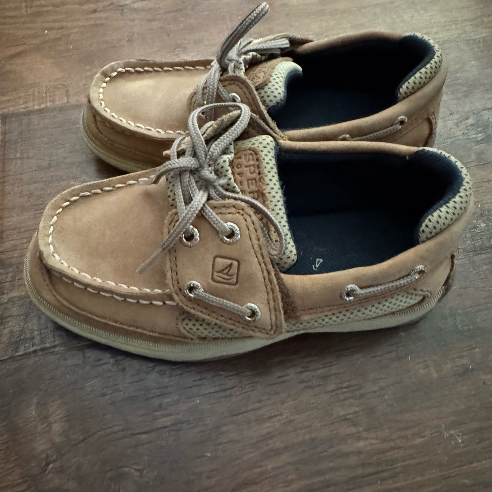 Sperry Kids Brown Moccasins